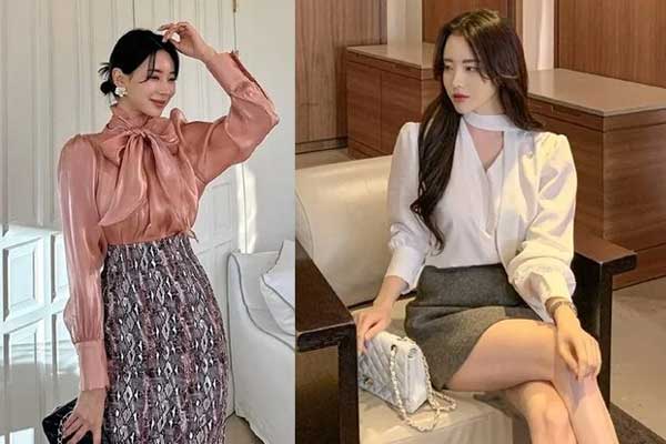 Kiểu áo blouse điệu đà giúp bạn có diện mạo hút hồn-3