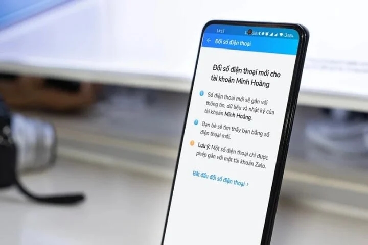 Hướng dẫn cách chuyển tài khoản Zalo sang số điện thoại khác-1
