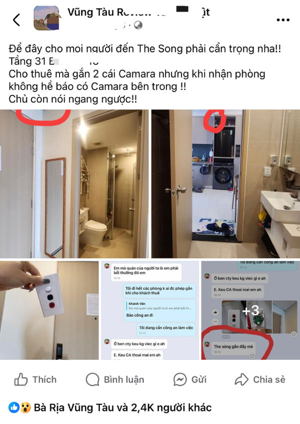 Vũng Tàu kiểm tra căn hộ tại The Sóng bị tố gắn camera-2