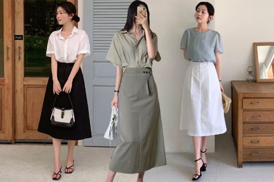 5 kiểu chân váy mùa thu trẻ trung, dễ phối đồ