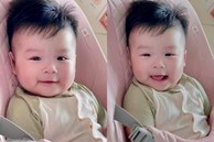 Con trai lai Hàn của Sam nửa tuổi đã trổ nét 'oppa', nở nụ cười 'cá heo' khiến nhiều người đắm đuối