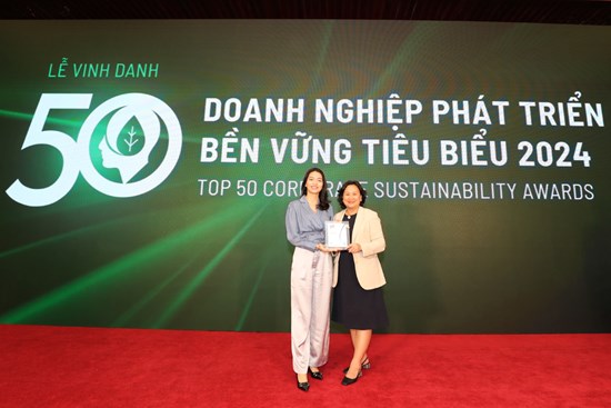 Mondelez Kinh Đô được vinh danh ‘Top 50 doanh nghiệp phát triển bền vững’