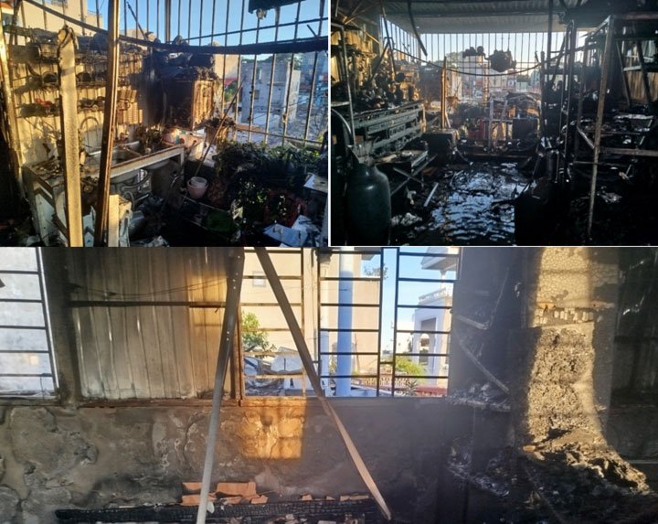 Hải Phòng: Cháy nhà dân lúc rạng sáng, 3 người nhập viện-1