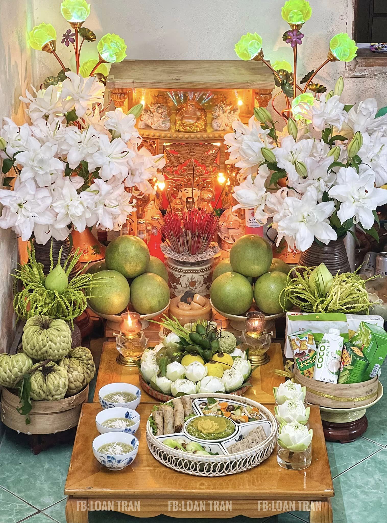 Sắp rằm tháng 7, tổng hợp những mâm cơm cúng hiện đại của các chị em ai cũng phải thốt lên khen ngợi!-6