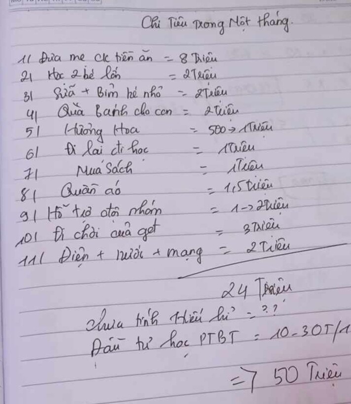 Liệt kê chi tiêu nuôi 4 con ở quê, mẹ bỉm Việt gây choáng khi tốn 50 triệu/tháng cũng chưa đủ-2