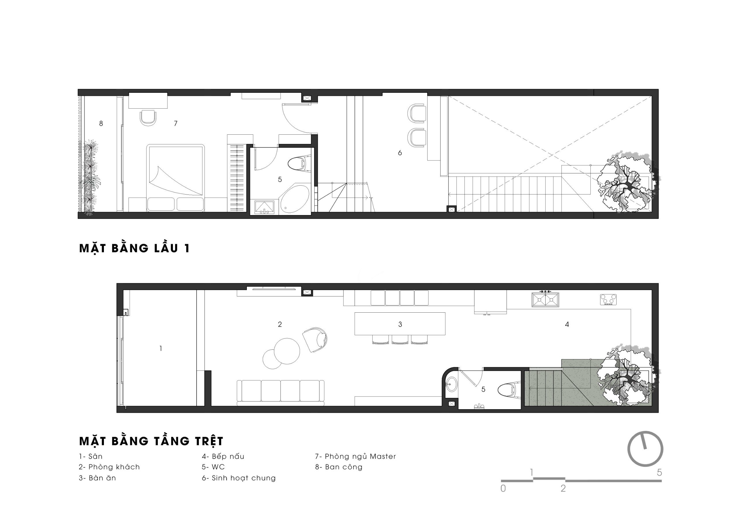 Nhà thông tầng cho gia đình có trẻ nhỏ-16