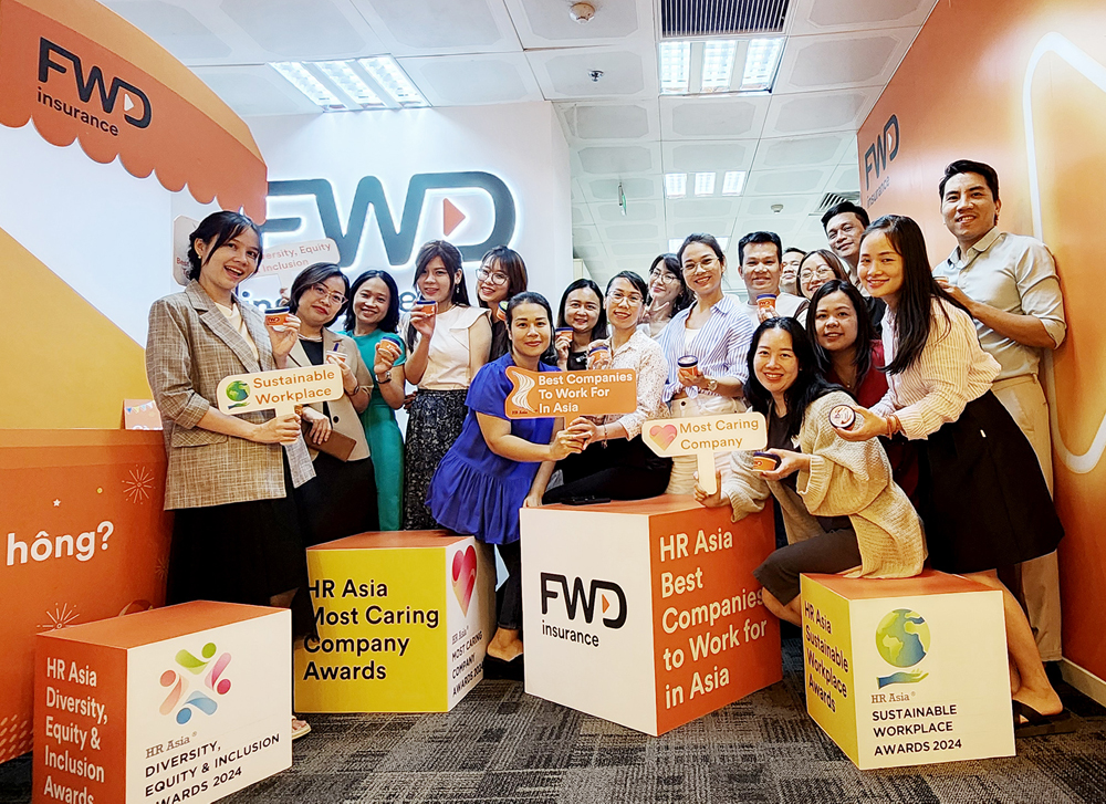 FWD Việt Nam giành 4 giải thưởng tại HR Asia Awards-3