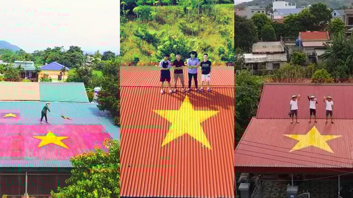 Trào lưu biến mỗi mái nhà thành một lá cờ Việt Nam gây sốt mạng-1