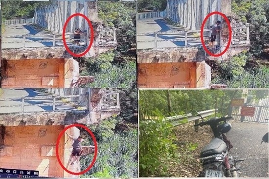 Video: Thanh niên dập đầu vào thành cầu rồi nhảy xuống sông ở Bình Dương