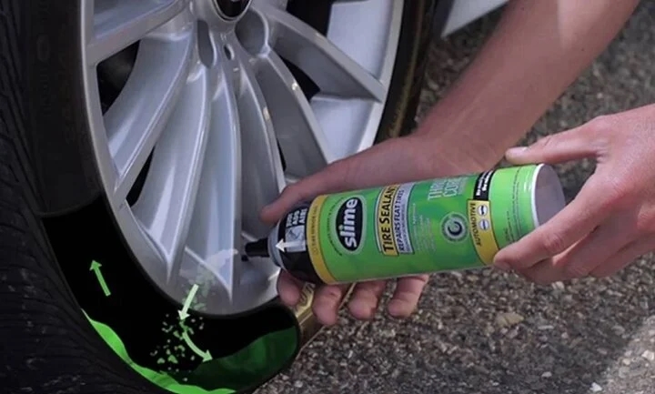 Đổ keo tự vá vào lốp xe, có nên không?-1