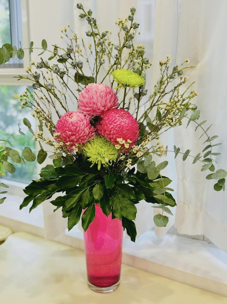 Bất ngờ với khả năng cắm hoa siêu đỉnh của chồng Thúy Hạnh trong biệt thự hạng sang-2