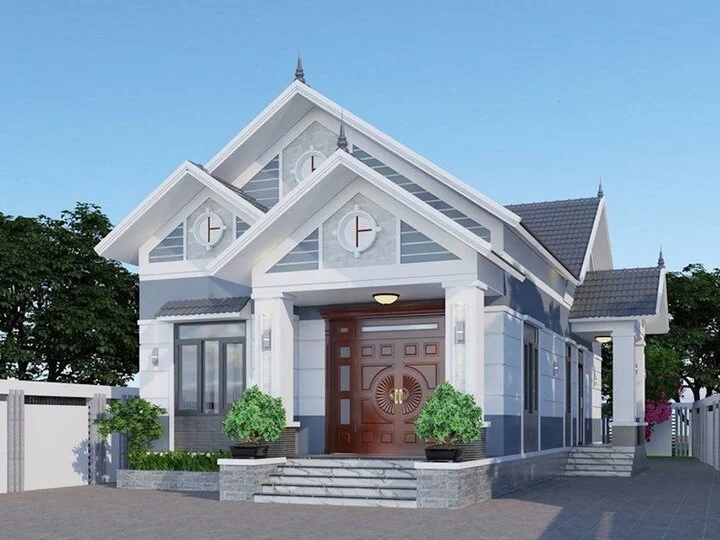 Những mẫu nhà trệt đẹp, chi phí xây dựng thấp-1