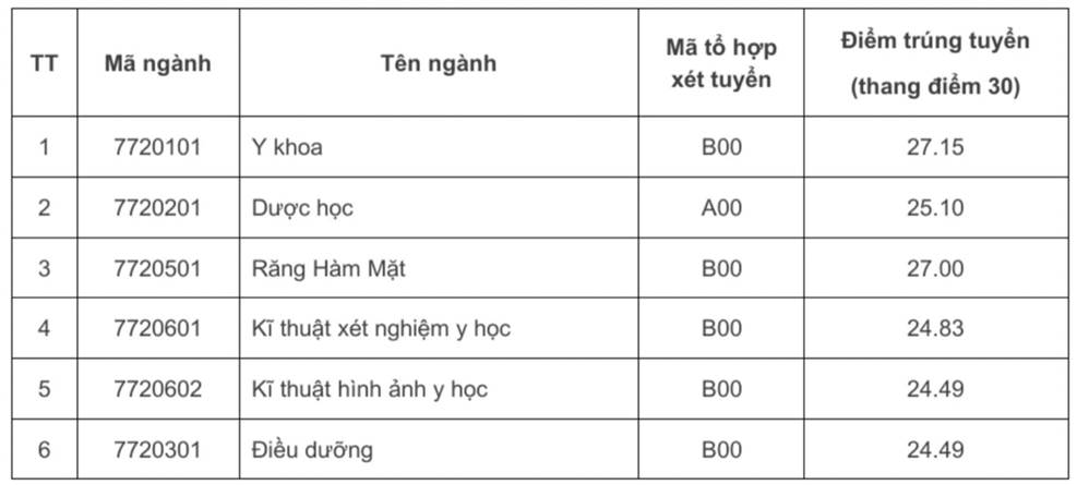 Điểm chuẩn các trường Y Dược 2024 đồng loạt tăng 1-3 điểm-2