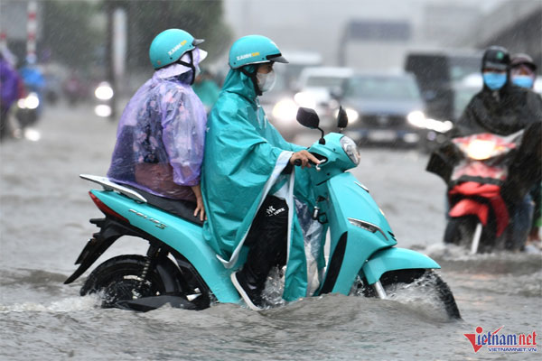 Dự báo thời tiết 19/8/2024: Mưa lớn diện rộng ở Bắc Bộ, kéo dài đến giữa tuần-1