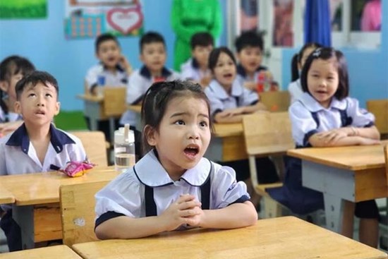 Học sinh lớp 1 tại TP.HCM tựu trường