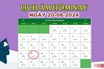 Lịch âm 21/8 - Âm lịch hôm nay 21/8 chính xác nhất - lịch vạn niên 21/8/2024-2