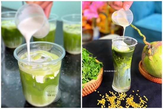 Ông bố 8x chia sẻ cách làm đậu xanh rau má cốt dừa không bị tanh mà ngon ngậy, giữ màu xanh đẹp mắt, uống một lần mê ngay