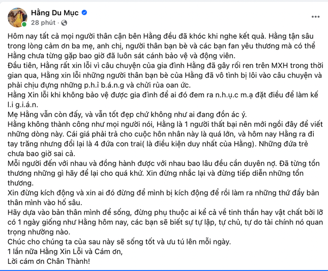 Hằng Du Mục ly hôn: Ra đi tay trắng nhưng mang theo được điều quý giá nhất-2