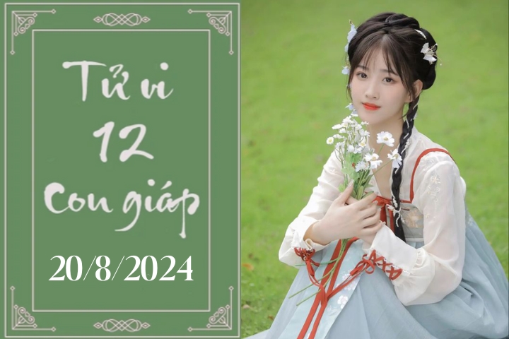 Tử vi 12 con giáp hôm nay ngày 20/8/2024: Tuất may mắn, Hợi phát triển-1