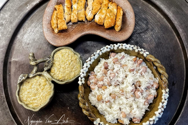 Cách làm món xôi chiên nhân thịt giòn rụm, thơm ngon-4