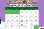 Lịch âm 23/8 - Âm lịch hôm nay 23/8 chính xác nhất - lịch vạn niên 23/8/2024-2