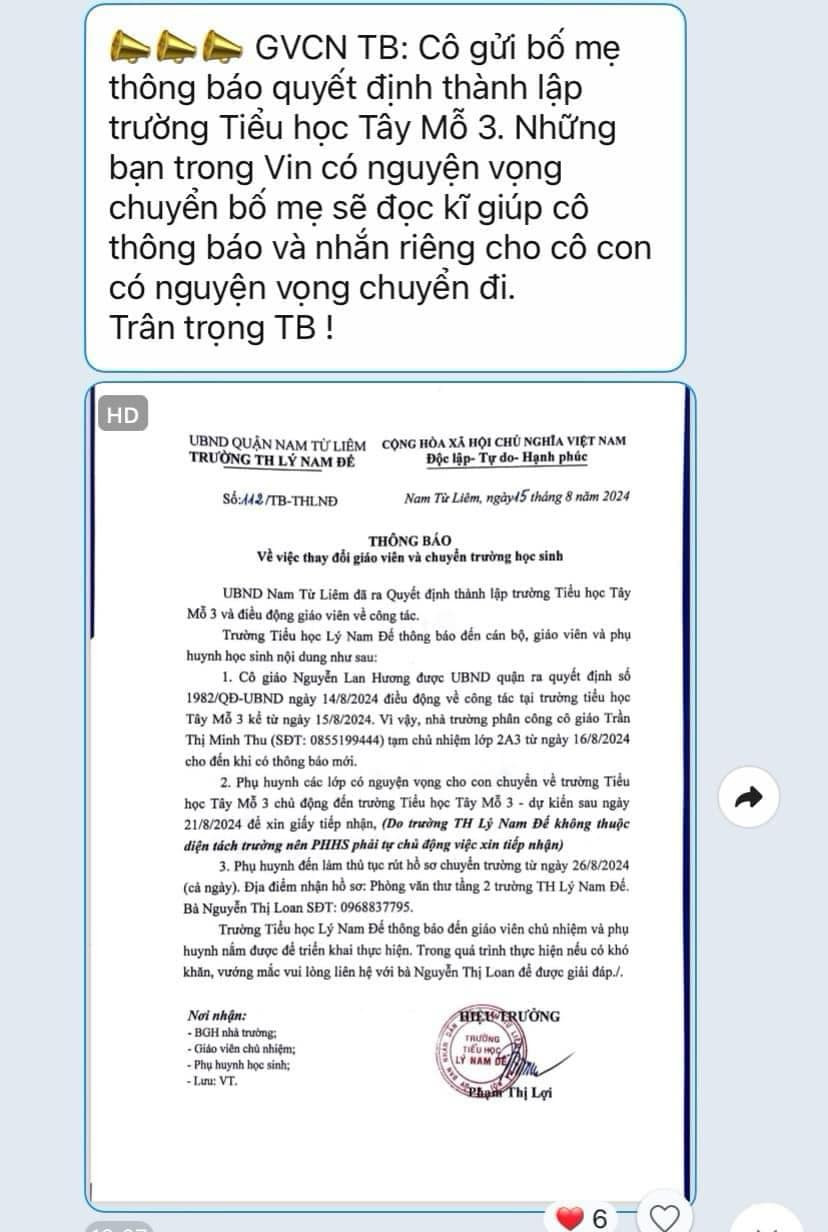 Vì sao hàng trăm phụ huynh vây Trường Tiểu học Tây Mỗ 3 tới nửa đêm?-1