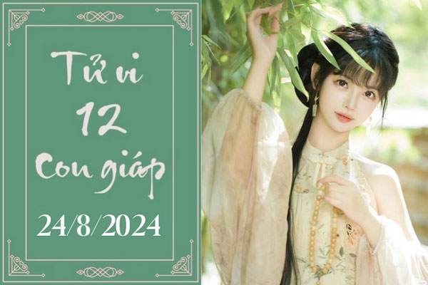 Tử vi 12 con giáp hôm nay ngày 24/8/2024: Sửu thuận lợi, Ngọ khó khăn-1