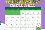 Lịch âm 26/8 - Âm lịch hôm nay 26/8 chính xác nhất - lịch vạn niên 26/8/2024-2