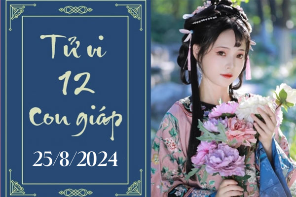 Tử vi 12 con giáp hôm nay ngày 25/8/2024: Mão khó khăn, Tuất may mắn-1