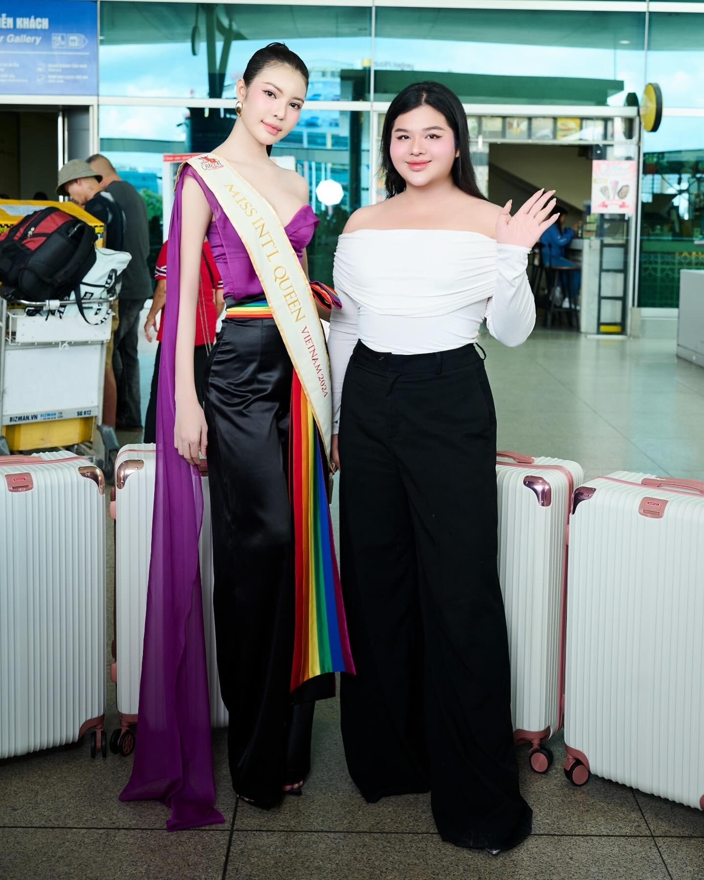 Huy Hoàng - người hỗ trợ Tường San trở thành Á hậu 2 Miss International Queen 2024-6