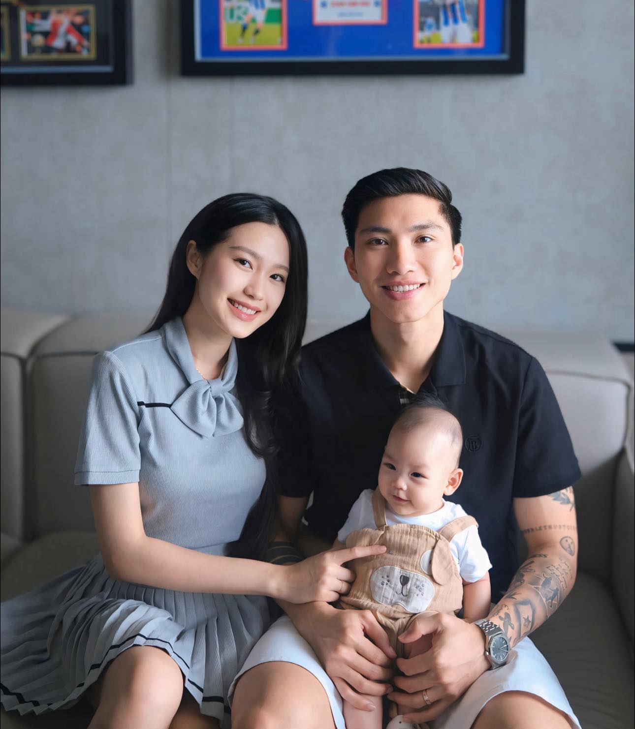 Đoàn Văn Hậu - Doãn Hải My công khai diện mạo quý tử-6