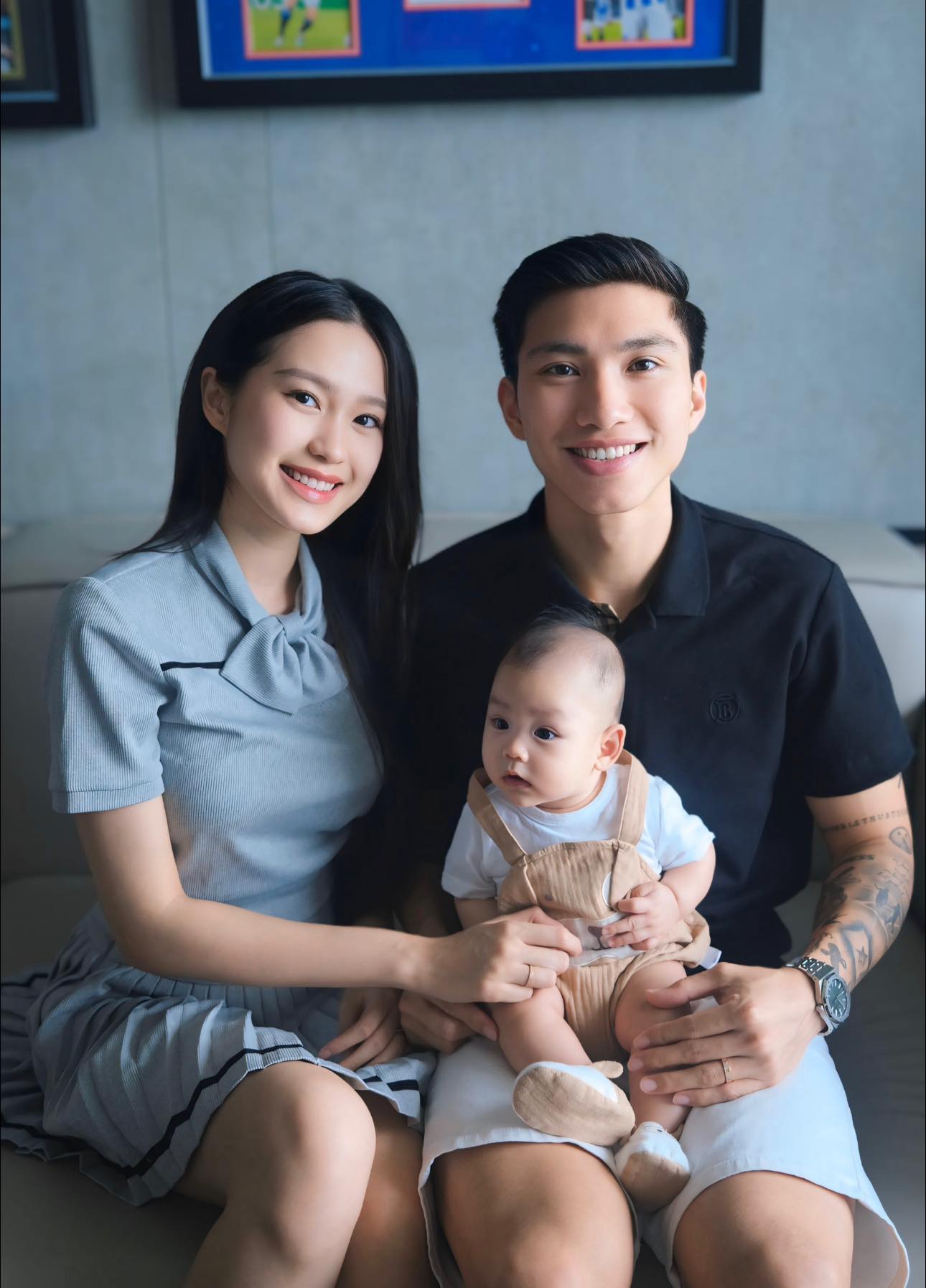 Đoàn Văn Hậu - Doãn Hải My công khai diện mạo quý tử-8