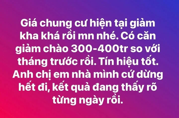 Làn sóng rủ nhau dừng mua nhà tiếp diễn, nhiều căn hộ hạ giá vẫn không bán được-1