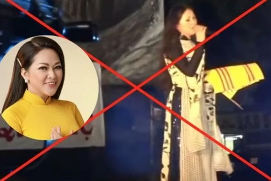 Lại xôn xao ca sĩ Như Quỳnh cầm cờ ba sọc hát trên sân khấu