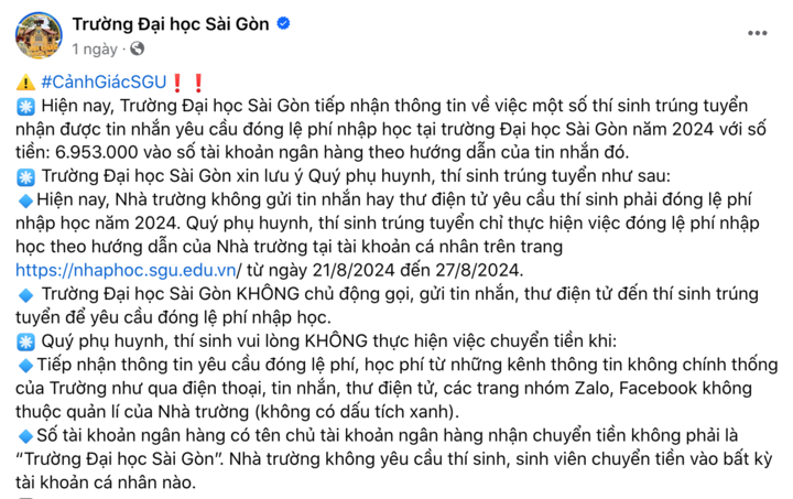 Chiêu trò lừa đảo bủa vây tân sinh viên, các trường liên tục ra cảnh báo-2