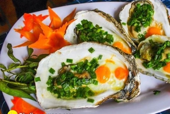 Hàu nướng trứng cút, món ăn dinh dưỡng bổ cho mắt, tốt cho tim mạch
