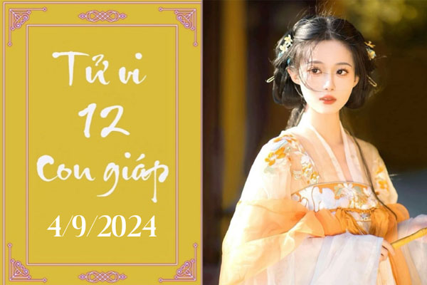 Tử vi 12 con giáp hôm nay ngày 4/9/2024: Mão ổn định, Tuất phát triển-1