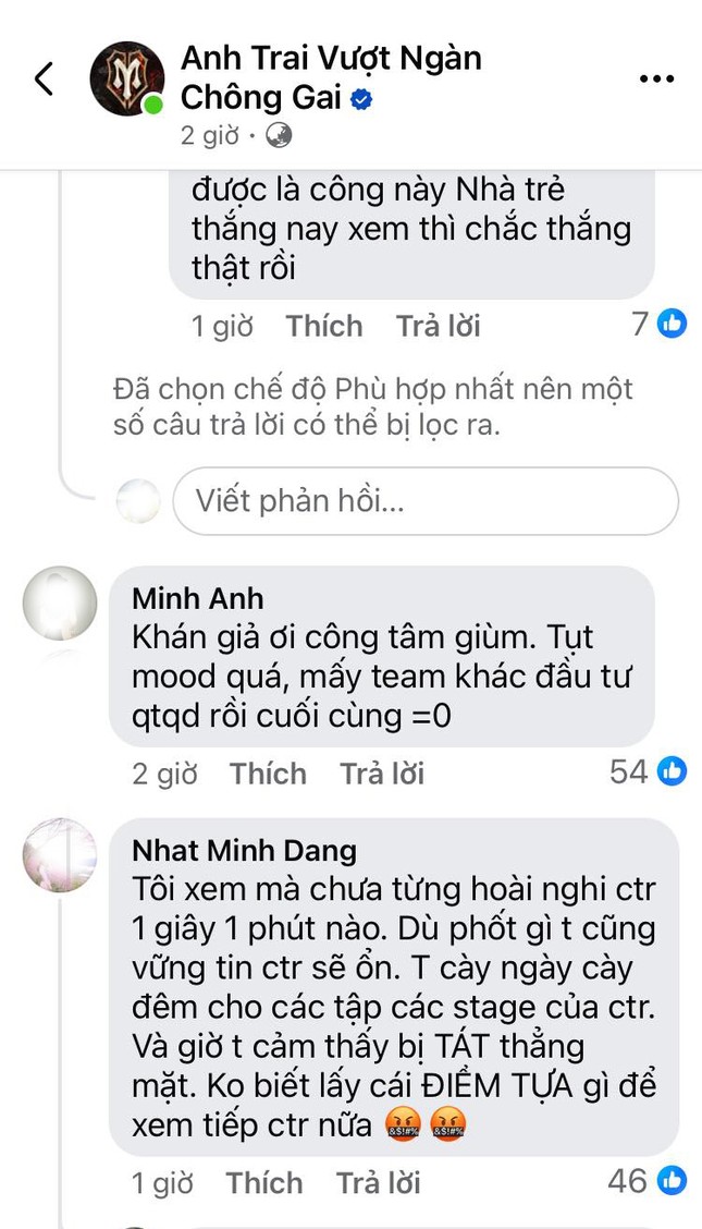 Khán giả bất bình với show Anh trai-2