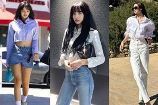 Lisa gợi ý những cách diện áo sơ mi không cầu kỳ mà vẫn sành điệu