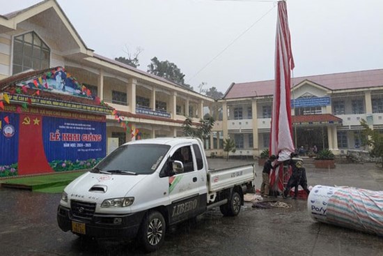 Lên phương án tổ chức khai giảng trước thời tiết xấu, sạt lở