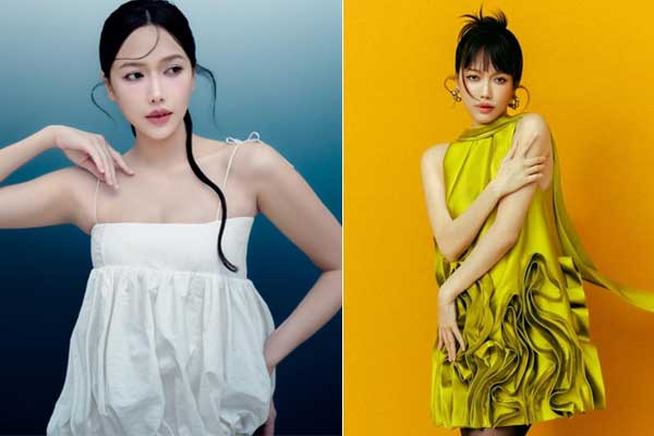 Mặc váy siêu to khổng lồ đến đám hỏi diễn viên Anh Đức, Diệu Nhi lộ rõ bụng bầu?-7