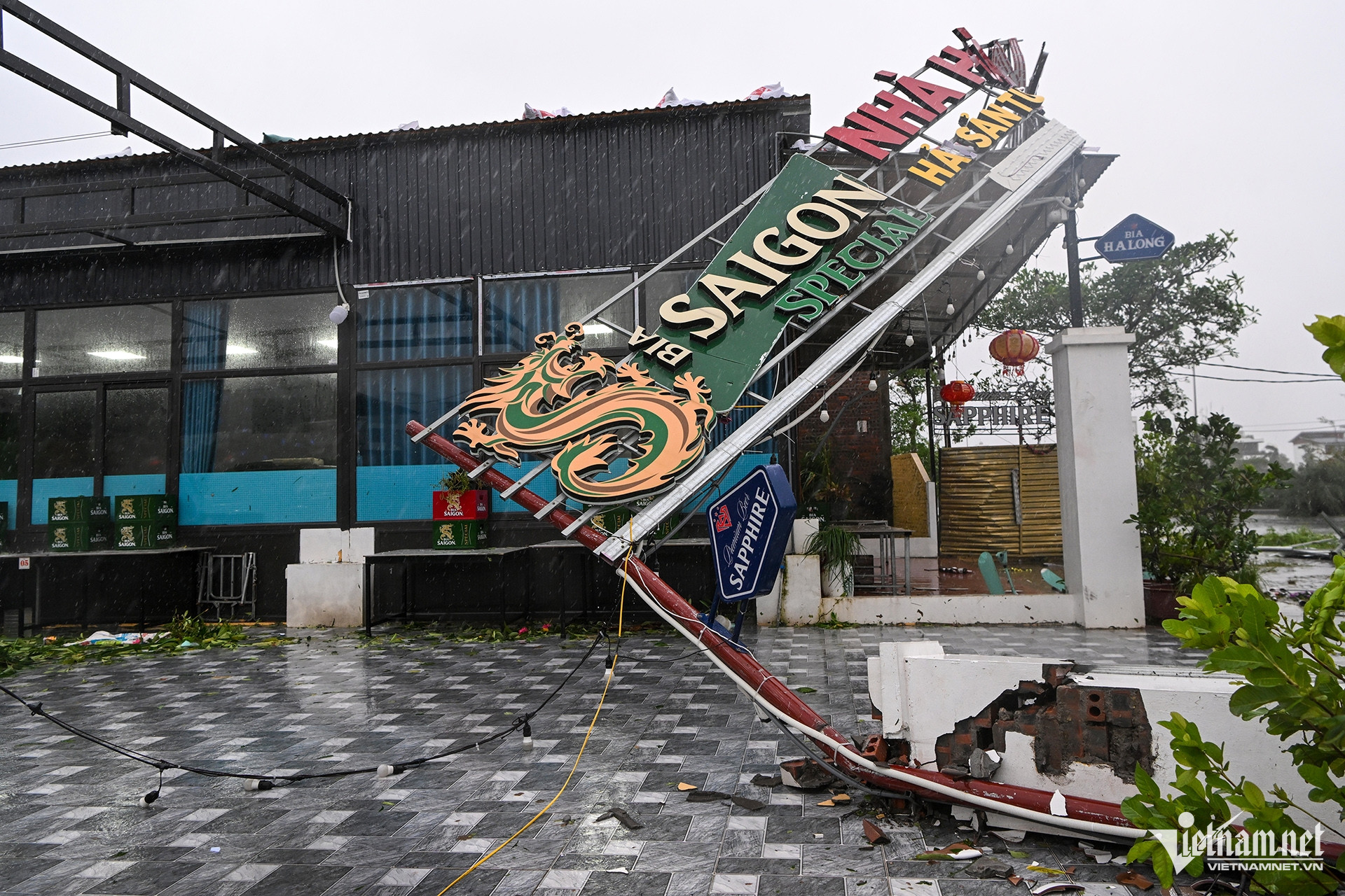 Toàn cảnh bão Yagi tàn phá vùng đất mỏ Quảng Ninh-2