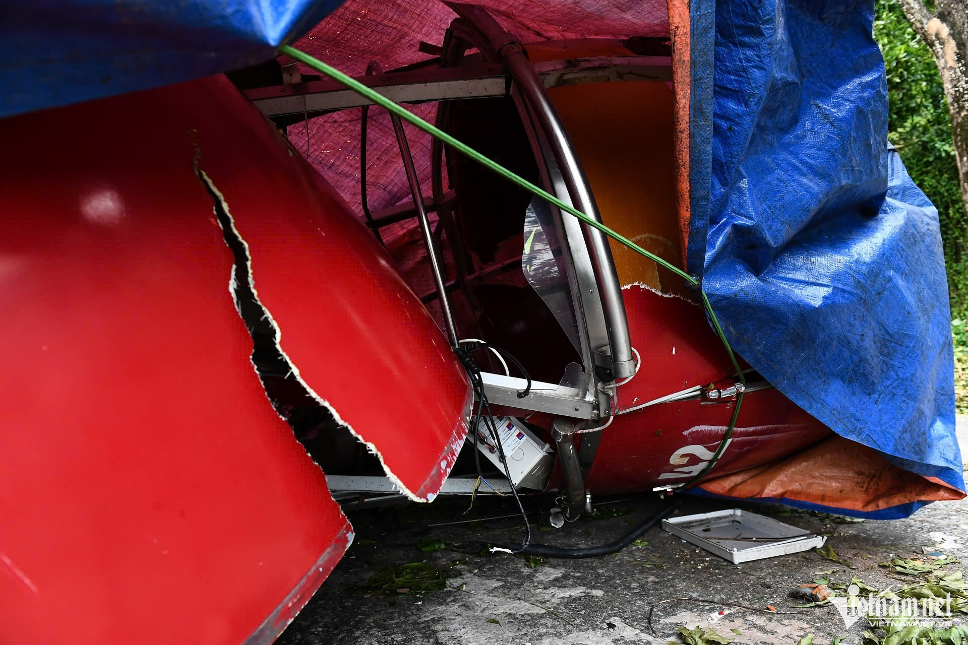 Toàn cảnh bão Yagi tàn phá vùng đất mỏ Quảng Ninh-11