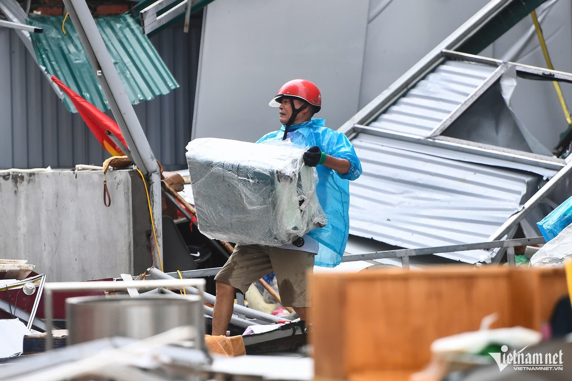 Toàn cảnh bão Yagi tàn phá vùng đất mỏ Quảng Ninh-17