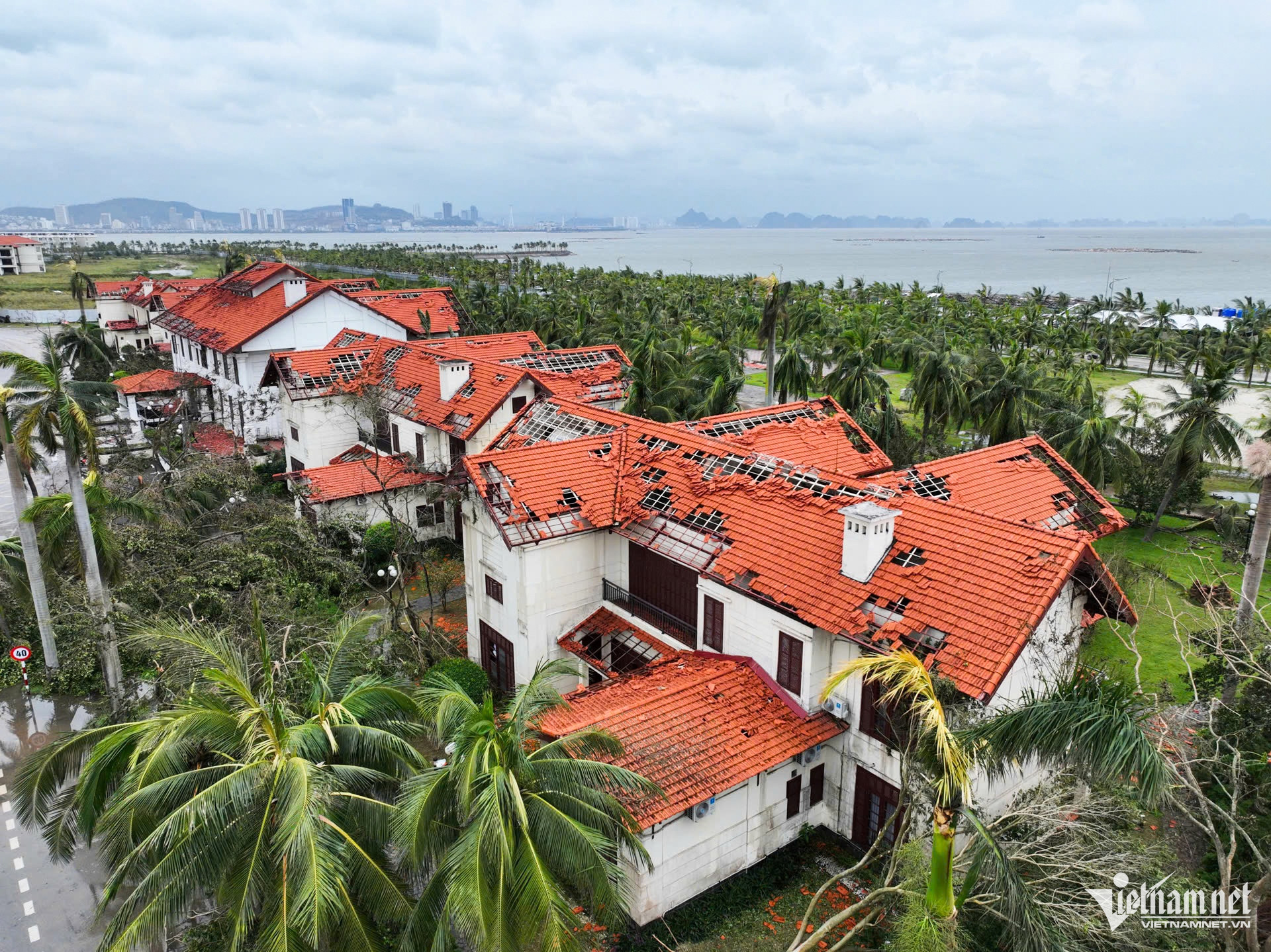 Toàn cảnh bão Yagi tàn phá vùng đất mỏ Quảng Ninh-6