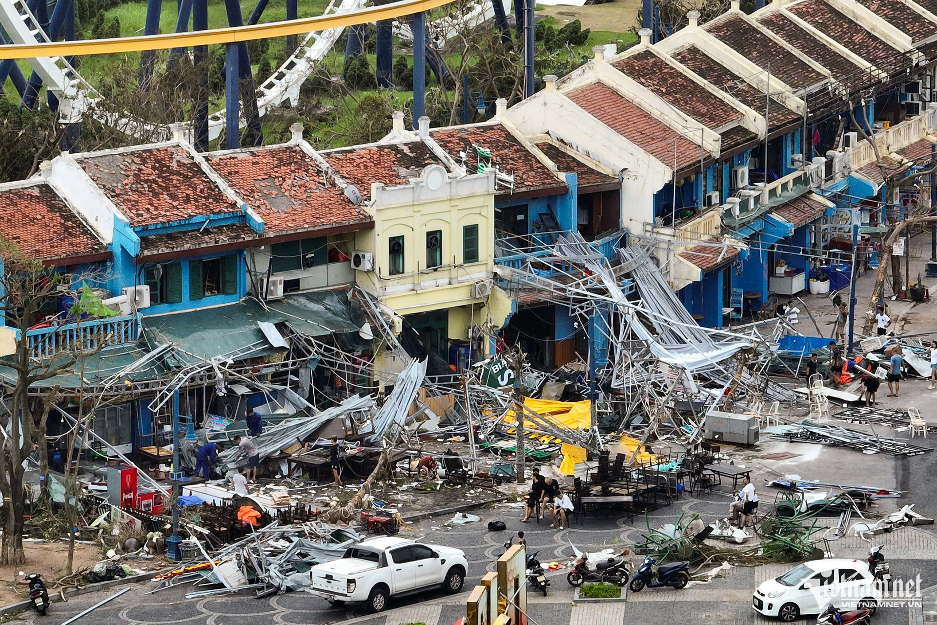 Toàn cảnh bão Yagi tàn phá vùng đất mỏ Quảng Ninh-9