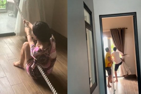 Hậu siêu bão Yagi, cả xóm giúp cặp vợ chồng Bắc Ninh dựng thẳng cây