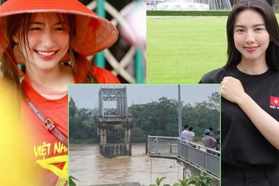 Hòa Minzy, Thùy Tiên hướng về người dân vùng bão lũ, Bình An cầu nguyện cho quê nhà