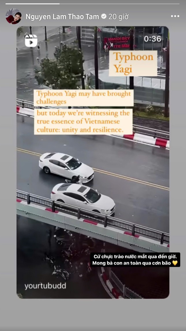 Hòa Minzy, Thùy Tiên hướng về người dân vùng bão lũ, Bình An cầu nguyện cho quê nhà-5