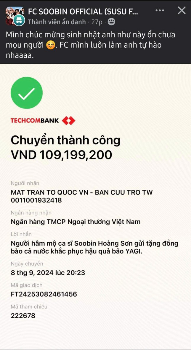 Hòa Minzy, Thùy Tiên hướng về người dân vùng bão lũ, Bình An cầu nguyện cho quê nhà-11